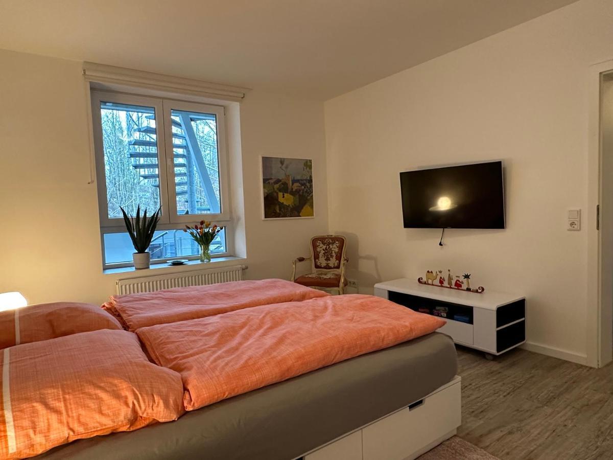 Am Kleinen Muehlenteich - Zentrale Ruhige Lage Mit Parkplatz Und Fahrraedern Apartment Фленсбург Екстериор снимка